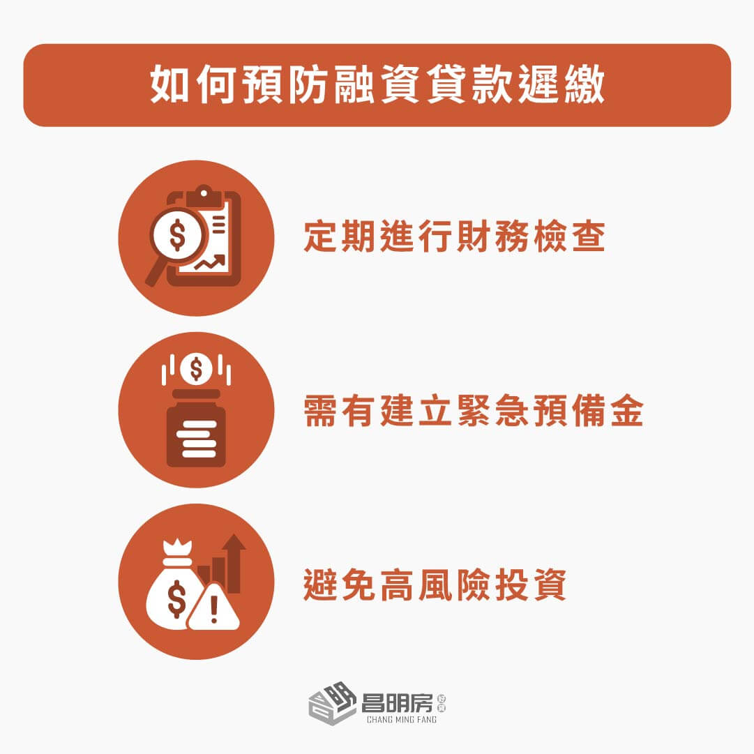 如何預防融資貸款遲繳