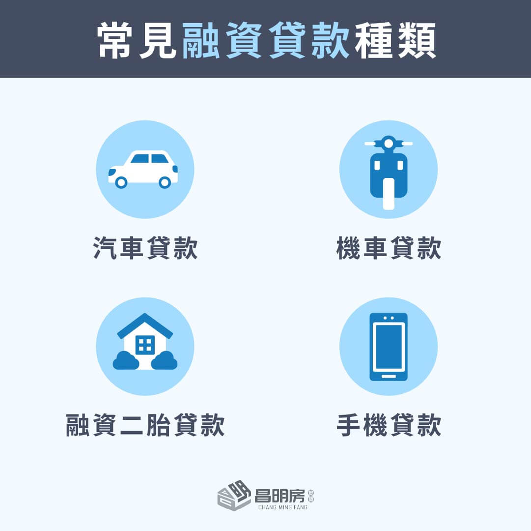 常見融資貸款種類